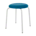 Gymnastics stool standard with cushion, 38 cm, frame color white