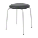Gymnastics stool standard with cushion, 38 cm, frame color white