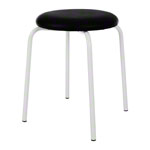 Gymnastics stool standard with cushion, 38 cm, frame color white