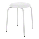 Gymnastics stool standard with cushion, 38 cm, frame color white