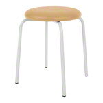 Gymnastics stool standard with cushion, 38 cm, frame color white