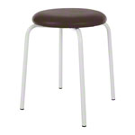 Gymnastics stool standard with cushion, 38 cm, frame color white