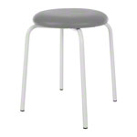 Gymnastics stool standard with cushion, 38 cm, frame color white