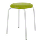 Gymnastics stool standard with cushion, 38 cm, frame color white