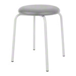 Gymnastics stool standard with cushion, 38 cm, frame color white