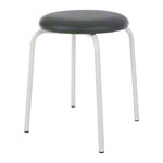 Gymnastics stool standard with cushion, 38 cm, frame color white