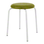 Gymnastics stool standard with cushion, 38 cm, frame color white
