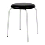 Gymnastics stool standard with cushion, 38 cm, frame color white