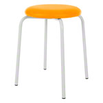 Gymnastics stool standard with cushion, 38 cm, frame color white