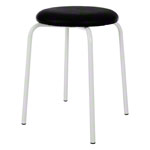 Gymnastics stool standard with cushion, 38 cm, frame color white
