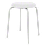 Gymnastics stool standard with cushion, 38 cm, frame color white