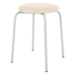 Gymnastics stool standard with cushion, 38 cm, frame color white