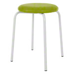 Gymnastics stool standard with cushion, 38 cm, frame color white