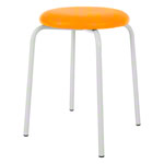 Gymnastics stool standard with cushion, 38 cm, frame color white
