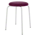 Gymnastics stool standard with cushion, 38 cm, frame color white