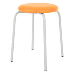 Gymnastics stool standard with cushion, 38 cm, frame color white
