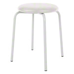 Gymnastics stool standard with cushion, 38 cm, frame color white
