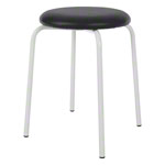 Gymnastics stool standard with cushion, 38 cm, frame color white