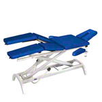 HWK Therapy table Impuls Lymph / Manu Hydraulik, with 3-piece head. 195x65x50-96 cm