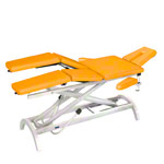 HWK Therapy table Impuls Lymph / Manu Hydraulik, with 3-piece head. 195x65x50-96 cm