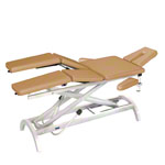 HWK Therapy table Impuls Lymph / Manu Hydraulik, with 3-piece head. 195x65x50-96 cm