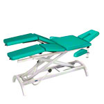 HWK Therapy table Impuls Lymph / Manu Hydraulik, with 3-piece head. 195x65x50-96 cm