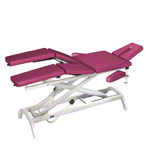 HWK Therapy table Impuls Lymph / Manu Hydraulik, with 3-piece head. 195x65x50-96 cm