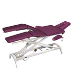 HWK Therapy table Impuls Lymph / Manu Hydraulik, with 3-piece head. 195x65x50-96 cm