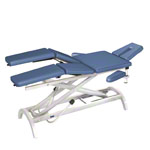 HWK Therapy table Impuls Lymph / Manu Hydraulik, with 3-piece head. 195x65x50-96 cm