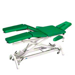 HWK Therapy table Impulse Lymph / Manu Electric, with 3 pcs. Kopft. 195x65x50-96 cm