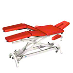 HWK Therapy table Impulse Lymph / Manu Electric, with 3 pcs. Kopft. 195x65x50-96 cm