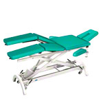 HWK Therapy table Impulse Lymph / Manu Electric, with 3 pcs. Kopft. 195x65x50-96 cm