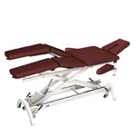 HWK Therapy table Impulse Lymph / Manu Electric, with 3 pcs. Kopft. 195x65x50-96 cm
