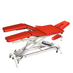 HWK Therapy table Impulse Lymph / Manu battery, with 3 pcs. Kopft. 195x65x50-96 cm