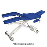 HWK Therapy table Solid Lymph / Manu Electric with 3 pcs. Headboard, LxWxH 195x65x46-89 cm