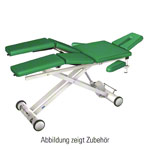 HWK Therapy table Solid Lymph / Manu Electric with 3 pcs. Headboard, LxWxH 195x65x46-89 cm