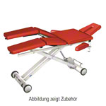 HWK Therapy table Solid Lymph / Manu Electric with 3 pcs. Headboard, LxWxH 195x65x46-89 cm