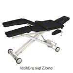 HWK Therapy table Solid Lymph / Manu Electric with 3 pcs. Headboard, LxWxH 195x65x46-89 cm