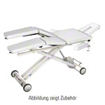 HWK Therapy table Solid Lymph / Manu Electric with 3 pcs. Headboard, LxWxH 195x65x46-89 cm