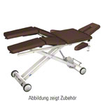 HWK Therapy table Solid Lymph / Manu Electric with 3 pcs. Headboard, LxWxH 195x65x46-89 cm