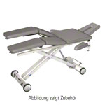 HWK Therapy table Solid Lymph / Manu Electric with 3 pcs. Headboard, LxWxH 195x65x46-89 cm