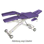 HWK Therapy table Solid Lymph / Manu Electric with 3 pcs. Headboard, LxWxH 195x65x46-89 cm