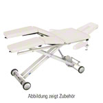 HWK Therapy table Solid Lymph / Manu Electric with 3 pcs. Headboard, LxWxH 195x65x46-89 cm