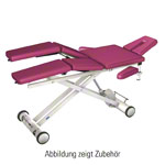HWK Therapy table Solid Lymph / Manu Electric with 3 pcs. Headboard, LxWxH 195x65x46-89 cm