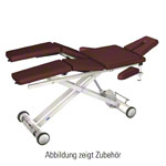 HWK Therapy table Solid Lymph / Manu Electric with 3 pcs. Headboard, LxWxH 195x65x46-89 cm