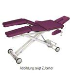 HWK Therapy table Solid Lymph / Manu Electric with 3 pcs. Headboard, LxWxH 195x65x46-89 cm