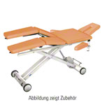 HWK Therapy table Solid Lymph / Manu Electric with 3 pcs. Headboard, LxWxH 195x65x46-89 cm