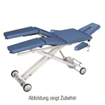 HWK Therapy table Solid Lymph / Manu Electric with 3 pcs. Headboard, LxWxH 195x65x46-89 cm