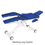 HWK Therapy table Solid Lymph / Manu Hydraulik with 3 pcs. Headboard, LxWxH 195x65x46-89 cm