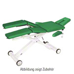 HWK Therapy table Solid Lymph / Manu Hydraulik with 3 pcs. Headboard, LxWxH 195x65x46-89 cm